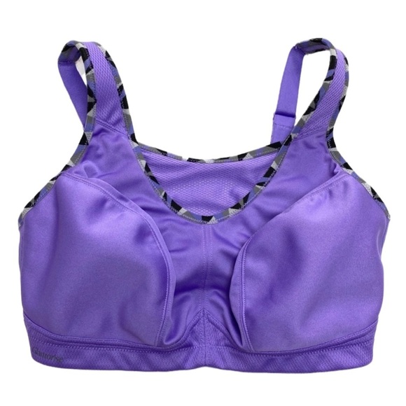 GLAMORISE No-Bounce Support Camisole Bra in Purple - Picture 9 of 9
